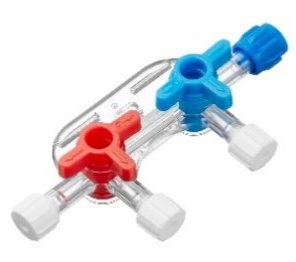 Коннектор инфузионный четырехходовой Two Stopcock Manifold (два краника)