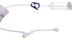 Система для инфузии внутривенных жидкостей с регулятором потока Polytrol (Политрол), Y-порт, LUER-LOCK, 150см. Без DEHP