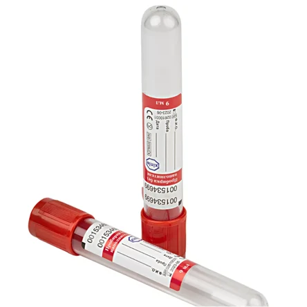 Пробирка вакуумная VacPlus с активатором свертывания (красная)