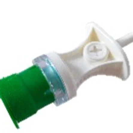 Фильтр-канюля аспирационная "ПолиСпайк-V-Плюс GRCap" ("PolySpike- V-PLUS GRCap"). С клапаном обратного тока жидкости. Воздушный фильтр 0,1 мкм, цвет крышки- зеленый.